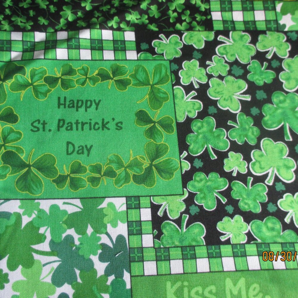 MBT, TM/St. Patrick Day Theme/100% Cotton/1 yd./New